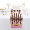 thumbnail image 2 of Big Dot of Happiness Pink Monkey Girl - Petite Baby Shower or Birthday Party Paper Table Runner - 12 x 60 inches, 2 of 4