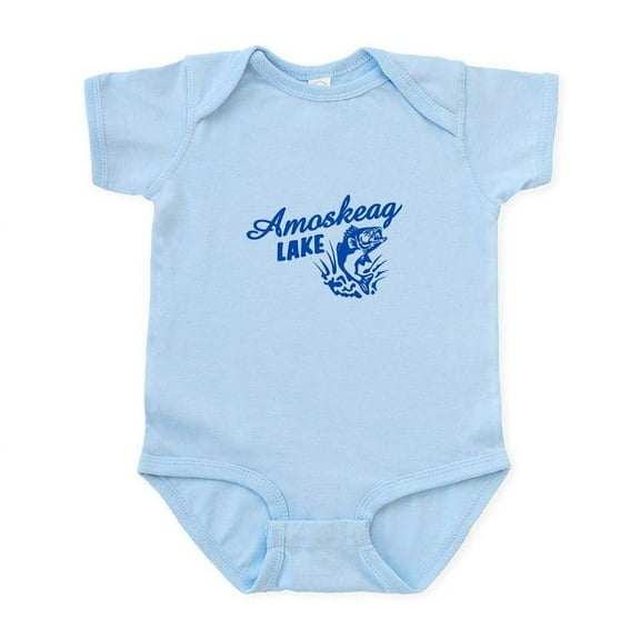 CafePress - Amoskeag Lake Infant Bodysuit - Baby Light Bodysuit, Size Newborn - 24 Months