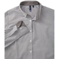 thumbnail image 2 of Premier - Blusa de Rayas de Oxford para Mujer (Gris, Blanco), 2 of 2