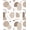 Beige, Pattern 8, variant on ODIKA 4'x6' Blue Botanical Cream And Tufted Washable Area Rug Intricate Floral Motifs With Birds Butterflies Classic Non-Slip, Chair-Friendly, Flatwoven for Home Office, Under Desk