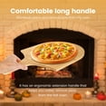 thumbnail image 4 of Wekvgz 4Pcs 12 Inch Bamboo Wood Pizza Peel for Bread Cheese Vegetable Fruits Multipurpose Long Handle Pizza Paddle Easy to Clean Smooth Surface Pizza Board for Kitchen, 4 of 10