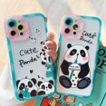 thumbnail image 2 of SoCouple Panda Dinosaur Phone Case For Redmi Note 11s 12 9 8 10 Pro 12C Xiaomi 11t 12t Pro 13 Lite Poco x5 f5 x3 Soft TPU Cover xuanjing unisex, 2 of 2