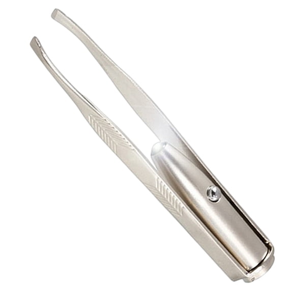 LOLIPPYY LED Lighted Tweezers for Facial Hair Removal and Makeup Precision, Assorted Colors, Practical Beauty Tool