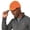 Hunter Orange, variant on Men's Fleece Ball Cap with Drop Down Ear Warmer | The Trailblazer Adventure Hat - hunter orange