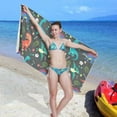 thumbnail image 7 of Coolnut Dinosaur Beach Towel Quick Dry Absorbent Bath Towels Sandproof Lightweight Towel for Gym Yoga Sports Swimming - 31x71in Washcloth Gift, 7 of 7