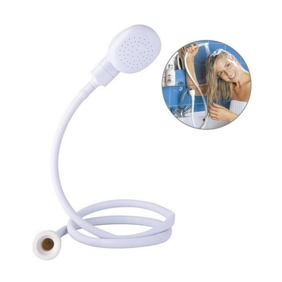 ACDANC Portable Pet Shower Sprayer with Faucet Adapter Hose, Adjustable Dog Bathing Sprayer for Bathtub, Sink, and Tub
