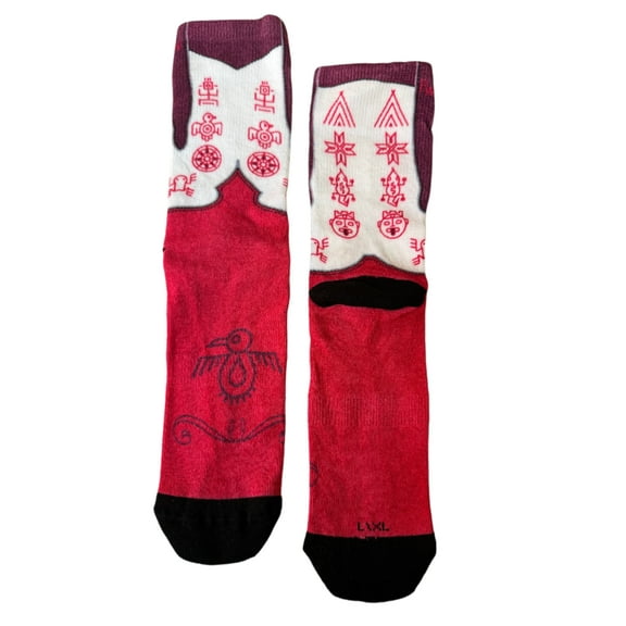 Women's Multicolor Western Cotton Poly Socks