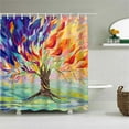 thumbnail image 1 of TUWABEII Printed Shower Curtain Polyester And Mildew-proof Bathroom And Mildew-proof Partition Curtain 150X180CM on Clearance, 1 of 2