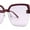 Burgundy / Light Purple, variant on Womens Rimless Butterfly Chic Light Fashion Sunglasses Black Light Grey