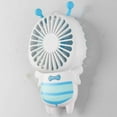 thumbnail image 3 of fastboy Bee Shape Mini Portable Handheld Fan Outdoor Office Cooling USB Charger Electric Fan Cartoon Night Light, 3 of 9