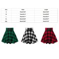 thumbnail image 1 of ZheElen Jupe Plissée Style Punk pour Femmes avec Lacets, Noir, 2TG, 1 of 6