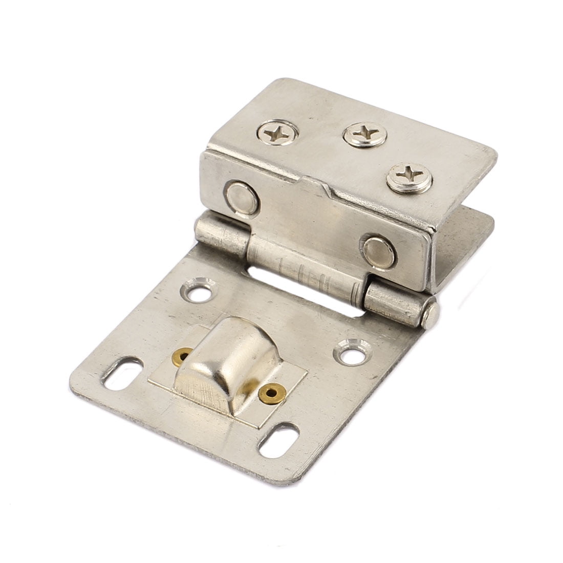 Door Catch Hinge 6pcs for 8.5mm13mm Thickness Glass Silver