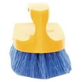 thumbnail image 2 of "Iron-Shaped Handle Scrub Brush, Blue Polypropylene Bristles, 6"" Brush, 6"" Yellow Plastic Handle | Bundle of 2 Each", 2 of 4
