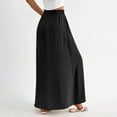 thumbnail image 6 of DailyTrove Women's High Waist Flowy Maxi Skirt, Elegant Outerwear for Summer Evening Events Creative Pairing, 6 of 6
