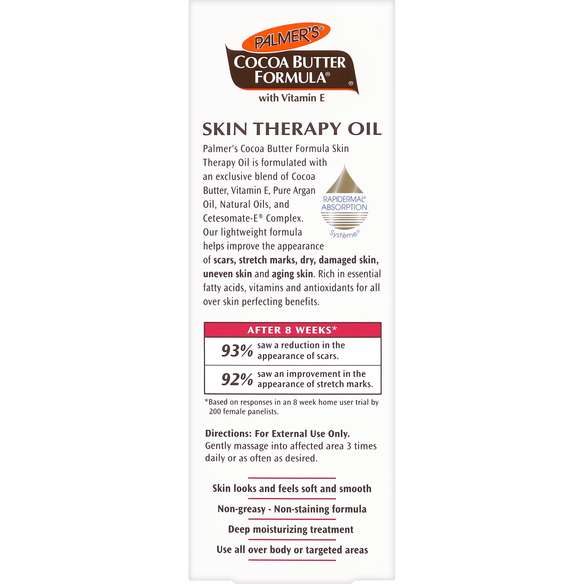 Palmer S Cocoa Butter Formula Skin Therapy Oil Rose 2 Fl Oz Walmart Com Walmart Com