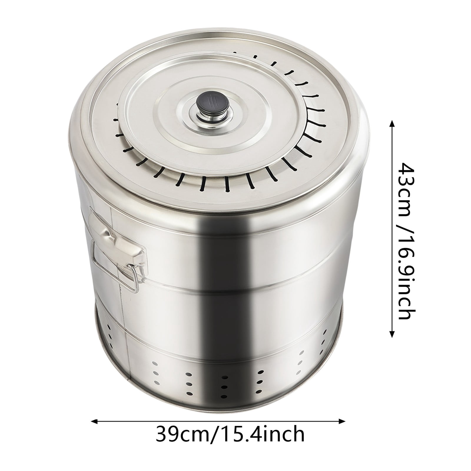 Portable Barbecue Charcoal Barrel Grill  with Grilling Accessories Set