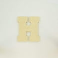 thumbnail image 2 of Package of 1, 14 Inch X 1/2" Thickness Baltic Birch Wood Letter H in The Collegiate Font, Thick for Art & Craft Project, Made in USA, 2 of 4