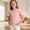 Pink, variant on Boys Girls Cotton T-Shirt Breathable Summer Top Soft Skin Friendly Solid Color Unisex Casual Basic Wear Pink Size 3-4 Years