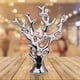 thumbnail image 3 of Árbol de la , adornos para árboles de dinero, Feng Shui, estatua de Feng Shui, árbol de cerámica Feng Shui, decoración para interiores y Plata BLESIY Estatua del árbol de la suerte, 3 of 8