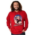thumbnail image 5 of All American Popeye The Sailor Man Hoodie Sweatshirt Women Men Brisco Brands L, 5 of 6