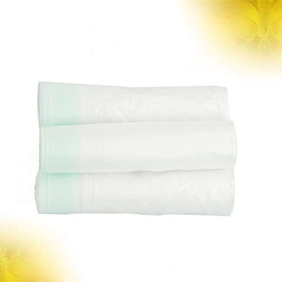 RENACLIPY 60Pcs Disposable Travel Toilet Bags with Drawstring for Convenient Portable Use