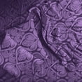 thumbnail image 5 of Lux Decor Collection Bed Sheets Set, Microfiber Super Soft 1800 Thread Count Egyptian Sheets 16-Inch Deep Pocket Wrinkle - 6 Piece (Purple, California King), 5 of 5