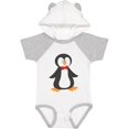 thumbnail image 3 of Inktastic Cute Penguin, Penguin With Red Bow Tie Boys or Girls Baby Bodysuit, 3 of 5