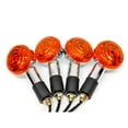 thumbnail image 2 of Krator Motorcycle 4 pcs Amber Round Turn Signals Lights Compatible with Victory Hammer 8-Ball, 2 of 5