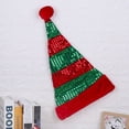 thumbnail image 3 of Fashion Sequin Santa Claus Paillette Christmas Hats Santa Hats Headdress Decorations Party Favors for Holiday Party, 3 of 5