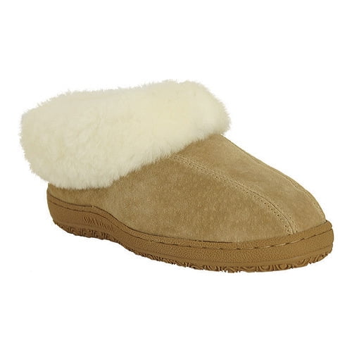 lined moccasin slippers