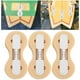 thumbnail image 3 of Nimomo Eastbuy Surf Fin FCS - Tabla de Surf FCS Fusion Fin Box Aletas de Tabla de Surf Surf Fin FCS Plugs Black (3pcs)(Blanco), 3 of 5