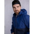 thumbnail image 3 of Rokka&Rolla Men's Packable Mesh Rain Jacket Lightweight Windbreaker, 3 of 14