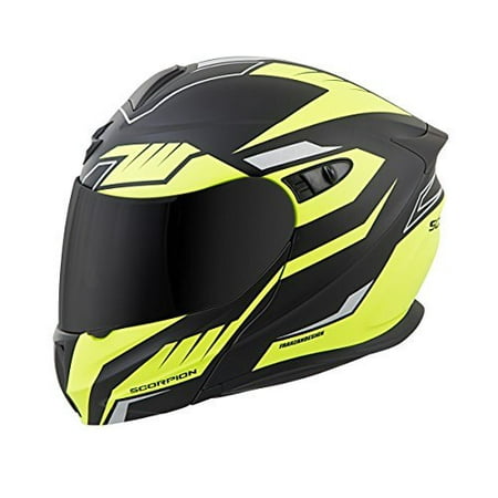 Scorpion EXO-GT920 Modular Shuttle Street Bike Motorcycle Helmet - Neon / (Best Street Bike Helmet Brands)