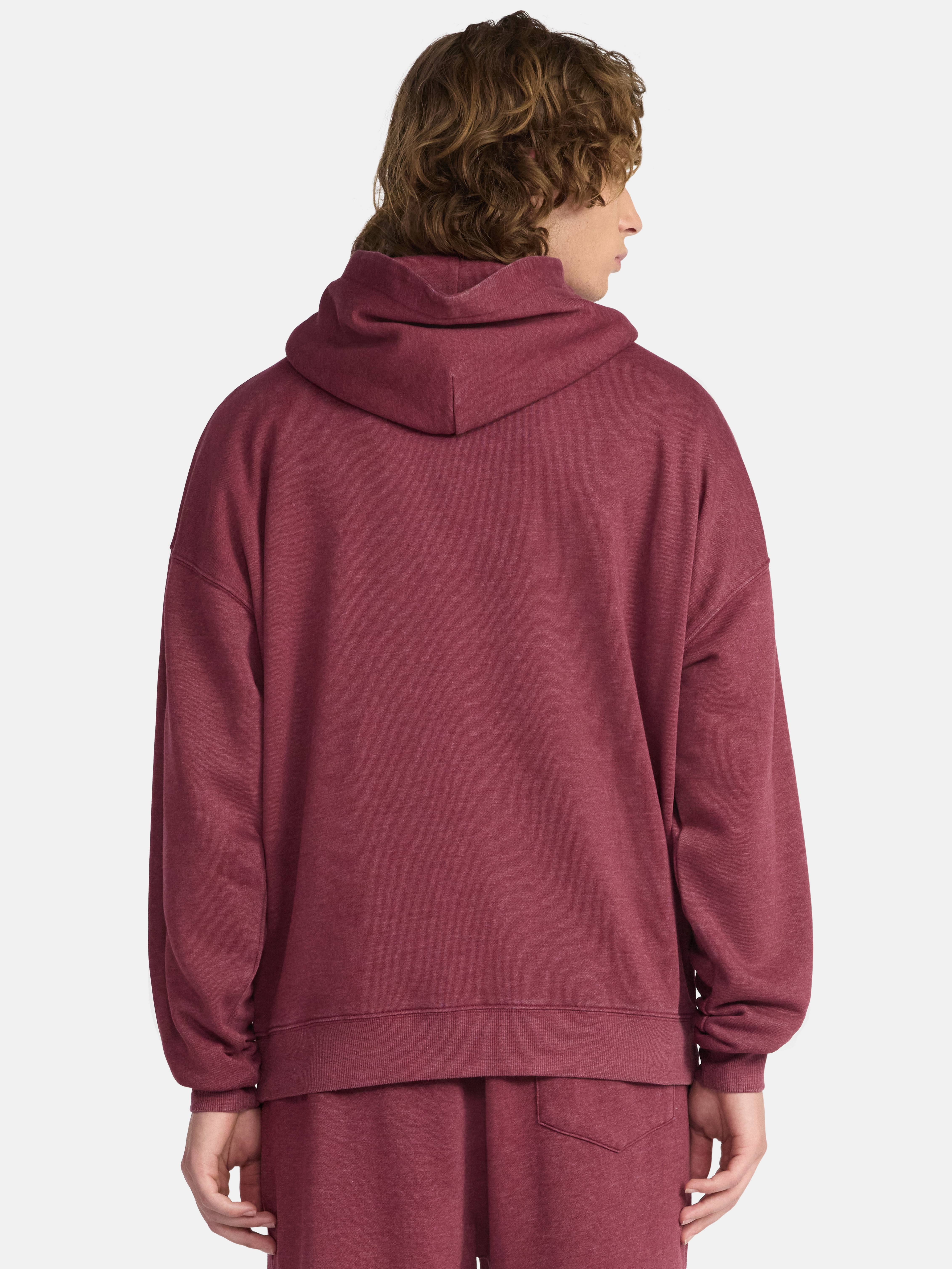 No Boundaries Oversized Hoodie with Long Sleeves, Men's & Big Men's