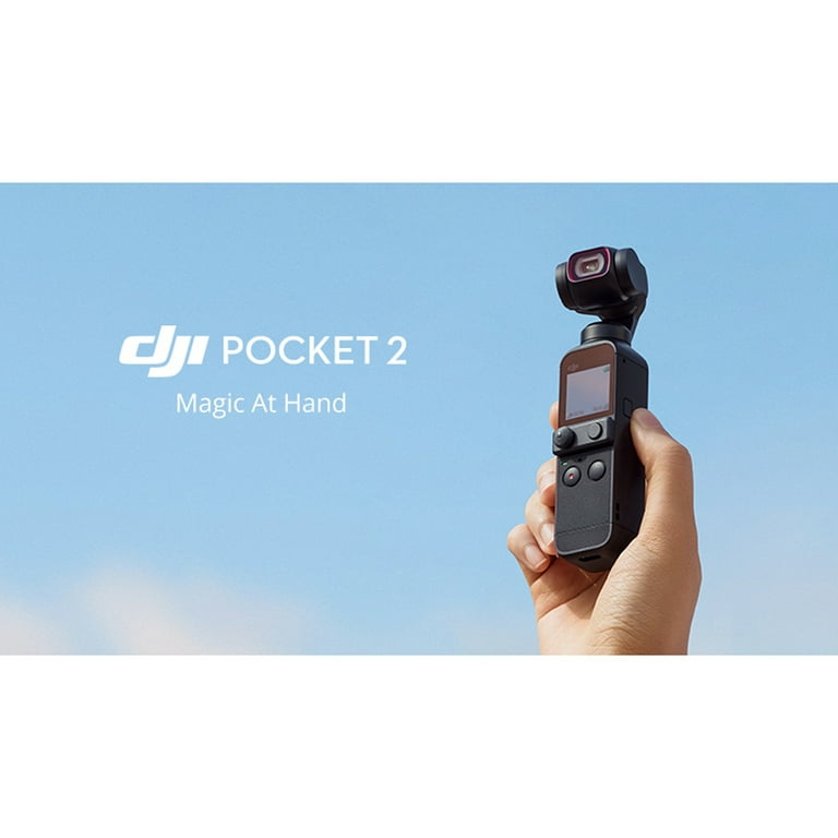 Open Box DJI Pocket 2 Creator Combo, 3 Axis Gimbal Stabilizer with