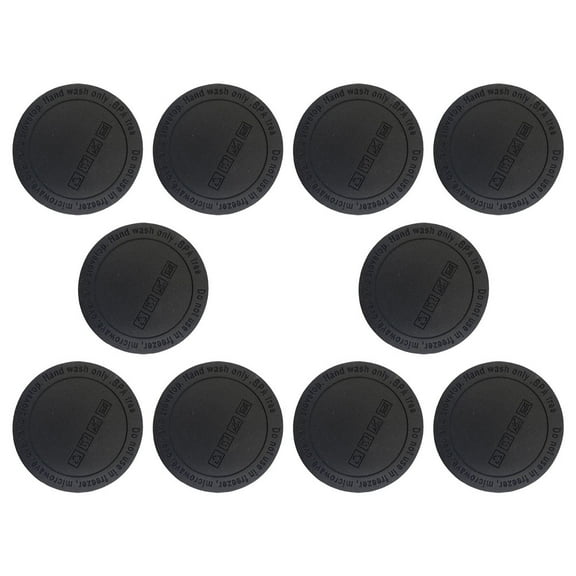Bottom Bar Coaster Bottoms Tumblers Sleeve 10 Pcs Silicone Anti Slip Mat Coasters Anti- Pad Bottle Pads