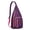 Rose-red-4, variant on Abstract Art Sling Backpack – Colorful Geometric Tie Dye Crossbody Daypack, Psychedelic Pop Art Hiking Bag for Women & Men, Fashionable & Lightweight Outdoor Travel Pack