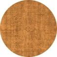 thumbnail image 1 of Ahgly Company Indoor Round Oriental Orange Industrial Area Rugs, 4' Round, 1 of 4
