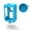 Blue, variant on Protective Case Compatible for DJI Osmo Action 3, Silicone Camera Lens Protection Cover Housing Shell Action Camera Body Frame Protective Sports Camera Cage Bracket Sleeve with Lens Cover