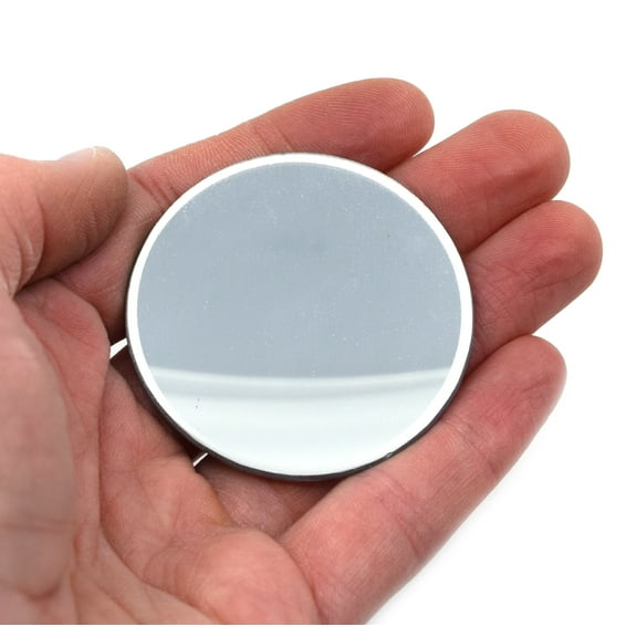 Concave Optical Mirror - Glass, 2" (50mm) dia., 75mm Focal Length - Eisco Labs