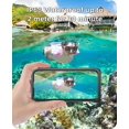 thumbnail image 3 of IBAOLE Étui Compatible avec iPhone 13, Étui Imperméable Anti-Poussière Antichoc avec Protecteur d'Écran Intégré, Étui Militaire Intégrale Robuste Transparente pour iPhone 13 6.1 Pouces, Noir iPhone 13, 3 of 7