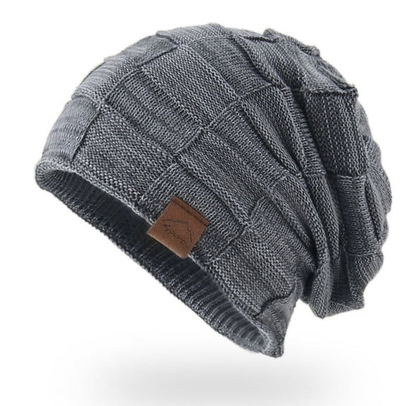 Jamicy Beanie for Men and Women, Cuffed Knitted Fleece Lined Soft Warm Running Cycling Ski Hats Stocking Beanies Skull Cap
