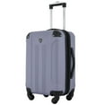 thumbnail image 2 of Travelers Club 20" Expandable Rolling Hard Side Carry-on, Blue Granite, 2 of 8