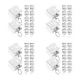 thumbnail image 6 of OUNONA 48 pcs  Curtain Track End Caps For Flexible Bendable Curtain Track Ceiling Wall Mount Curtain Rail Ends Stops For Shower Window Curtain Hooks And Clips Silver, 6 of 8