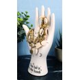 thumbnail image 6 of Psychic Fortune Teller Palmistry White Hand Palm Ceramic Figurine Jewelry Holder, 6 of 6