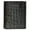 Black, variant on Crocodile Print Cowhide Leather Trifold Wallet with Center ID Window & Credit Card Slots 71055 CR