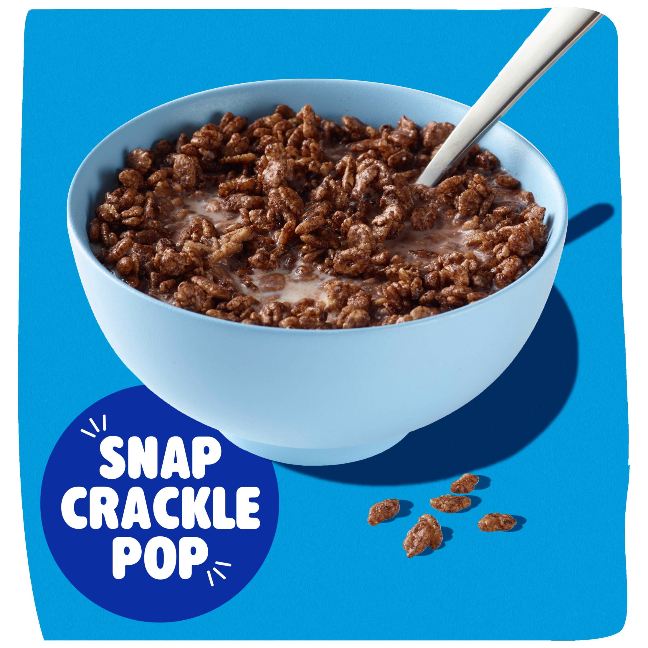 Kellogg's Cocoa Krispies Chocolatey Flavor Breakfast Cereal, Low Fat, Family Size, 19 oz