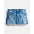 thumbnail image 5 of Weekend Academy Girls Denim Cutoff Shorts, Sizes 4-18, 5 of 5