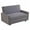 Light Gray, variant on Onbeam 2 Seat Flannel Sleeper Sofa Bed,Pull Out Couch for Adult Living Room Bedroom-Light Gray