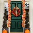 thumbnail image 5 of Up to 60% Simulated Maple Leaf Rattan Fall Decoration Artificial Plant 68.89 in Length Indoor Outdoor Decor Maple Leaves for Halloween Decor Garland Artificial Wreath Wall Hanging Vine, 5 of 5